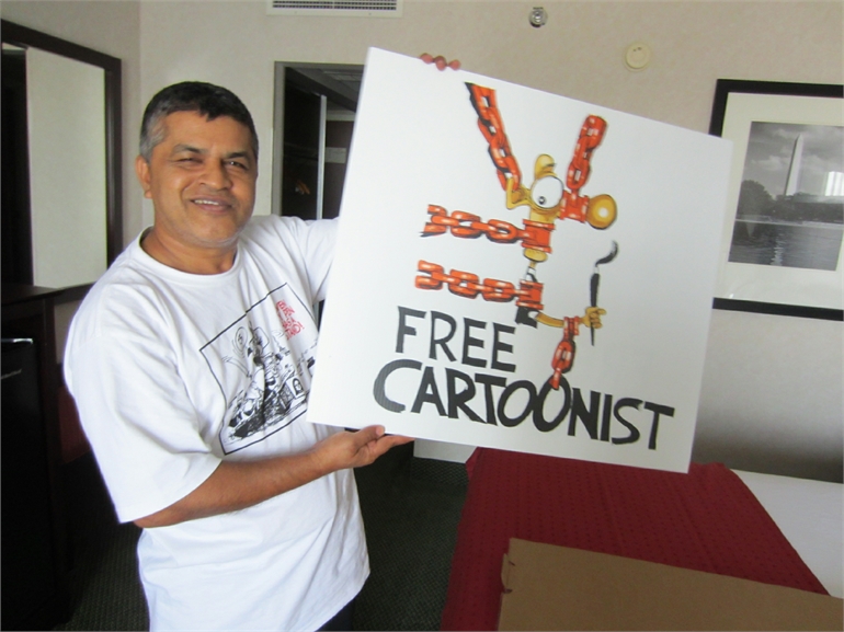 3 Jahre Haft drohen dem Cartoonisten Zunar